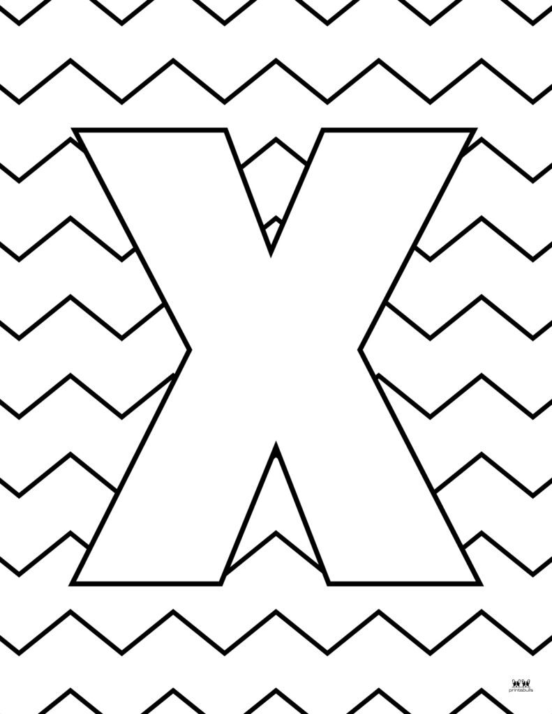 Printable-Lowercase-Letter-X-Coloring-Page-1