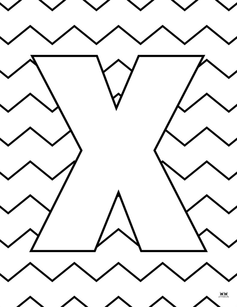 Printable-Lowercase-Letter-X-Coloring-Page-1