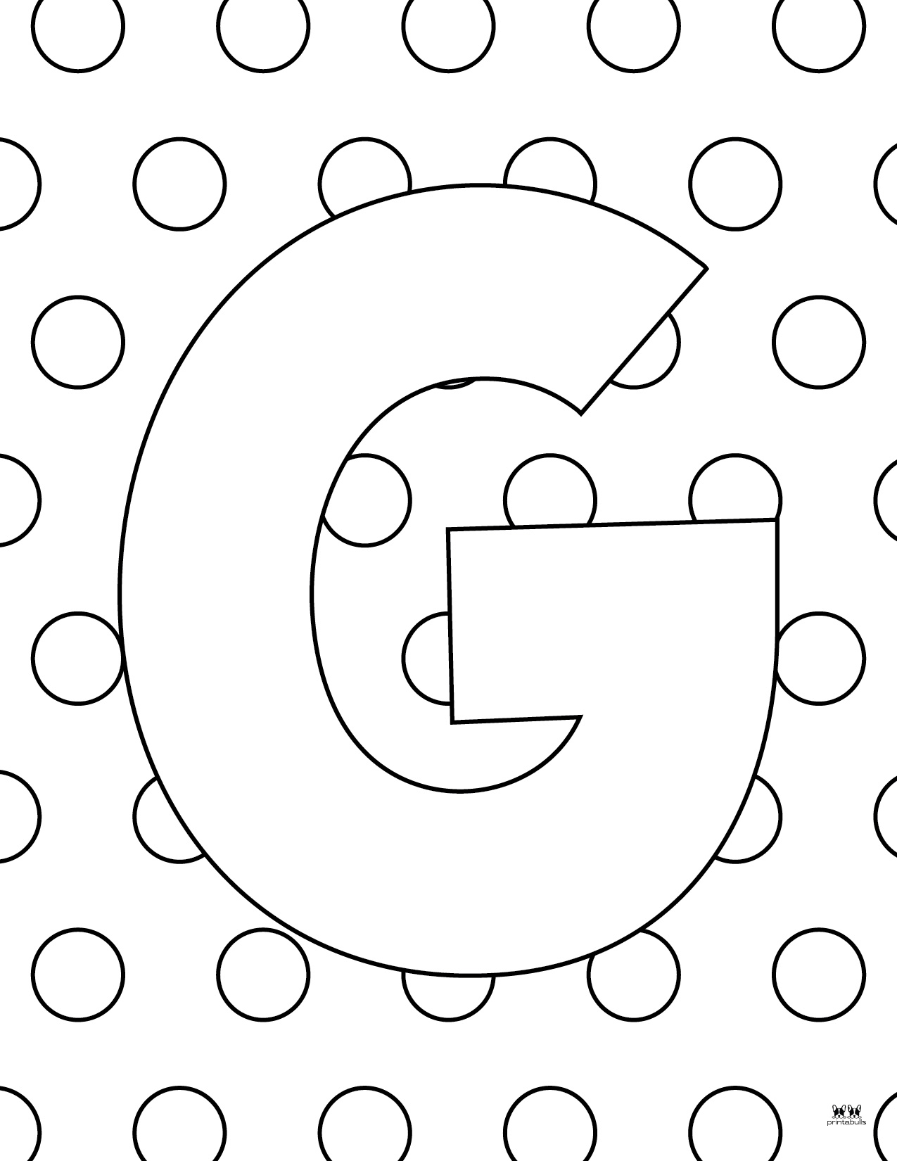 Letter G Coloring Pages - 15 FREE Pages | Printabulls