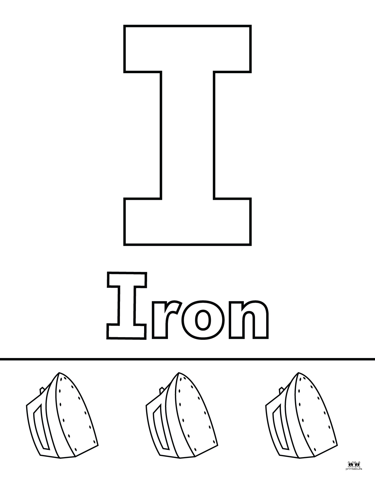 Letter I Coloring Pages - 15 FREE Pages | Printabulls