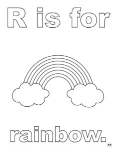 Letter R Coloring Pages - 15 FREE Pages | Printabulls