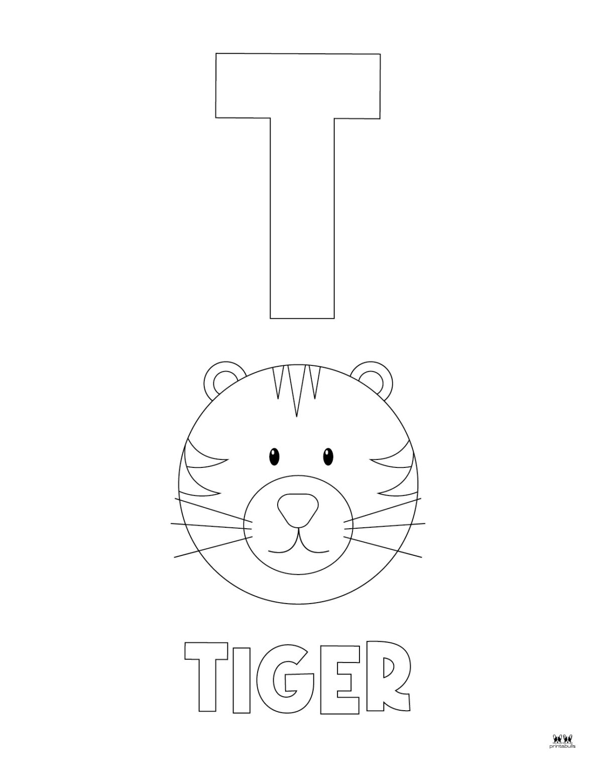 Letter T Coloring Pages - 15 FREE Pages | Printabulls