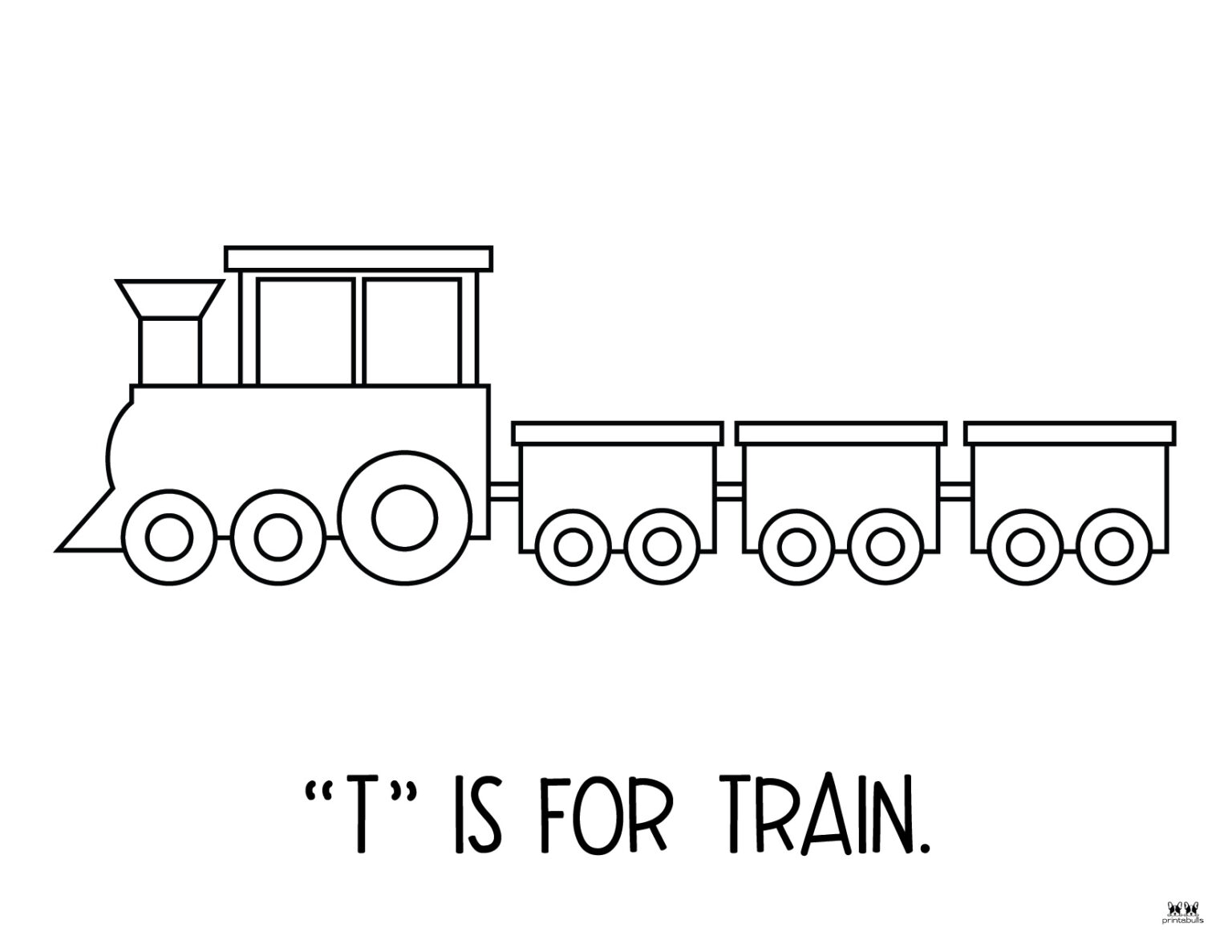 Letter T Coloring Pages - 15 FREE Pages | Printabulls