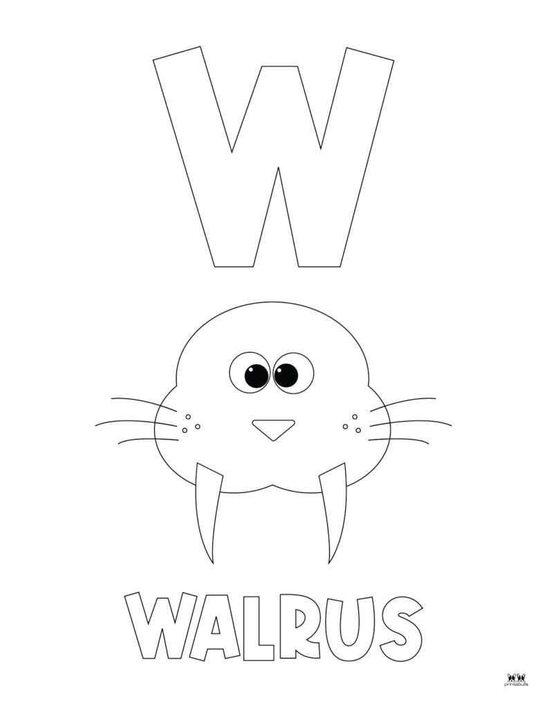 Printable-Uppercase-Letter-W-Coloring-Page-2