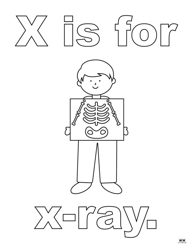Printable-Uppercase-Letter-X-Coloring-Page-3