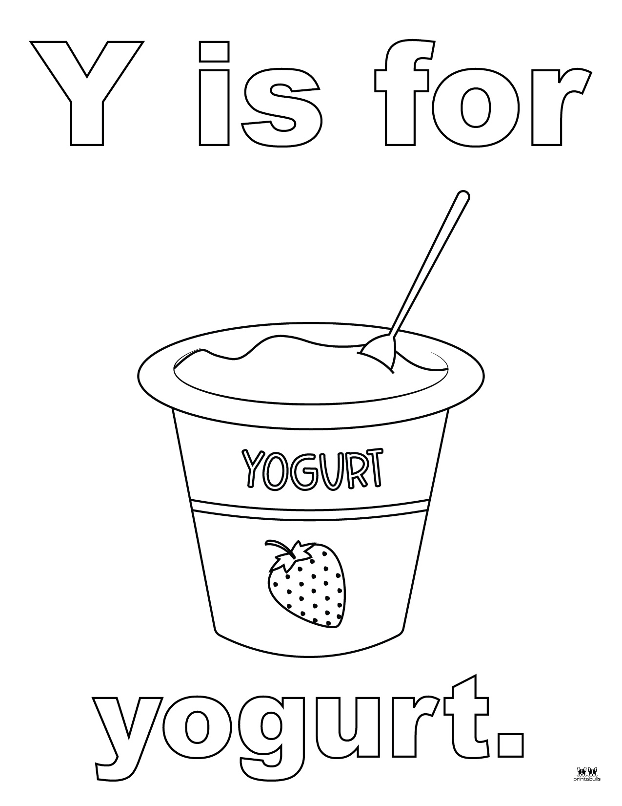 Letter Y Coloring Pages 15 FREE Pages Printabulls