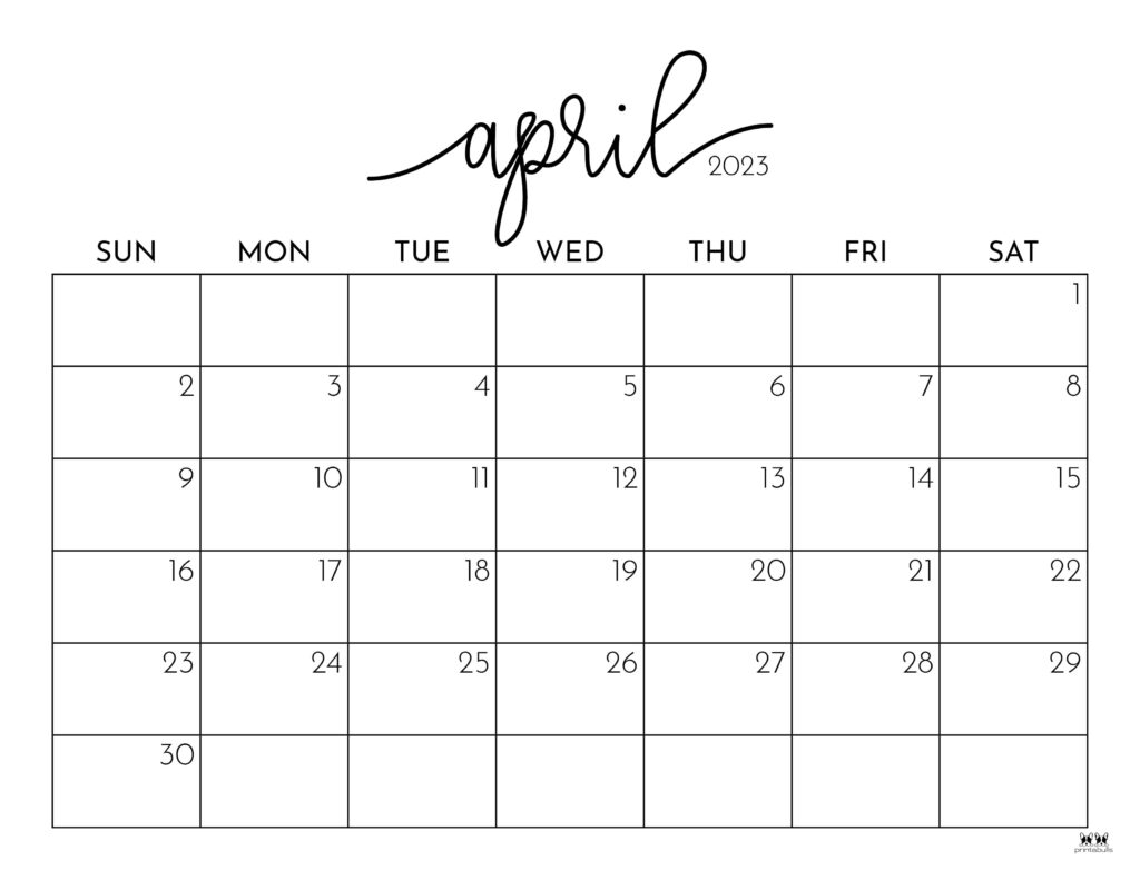 April 2023 April Calendar Get Latest Map Update