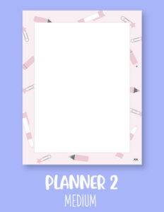 Blank Planner Pages - FREE 2025 Planner Pages | Printabulls