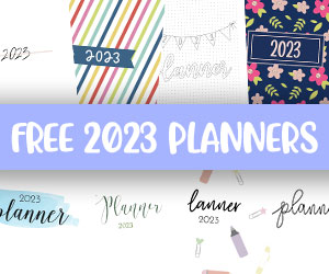 free printable 2023 planners