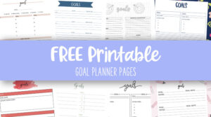 Goal Planner Pages - FREE 2024 Planner Pages | Printabulls