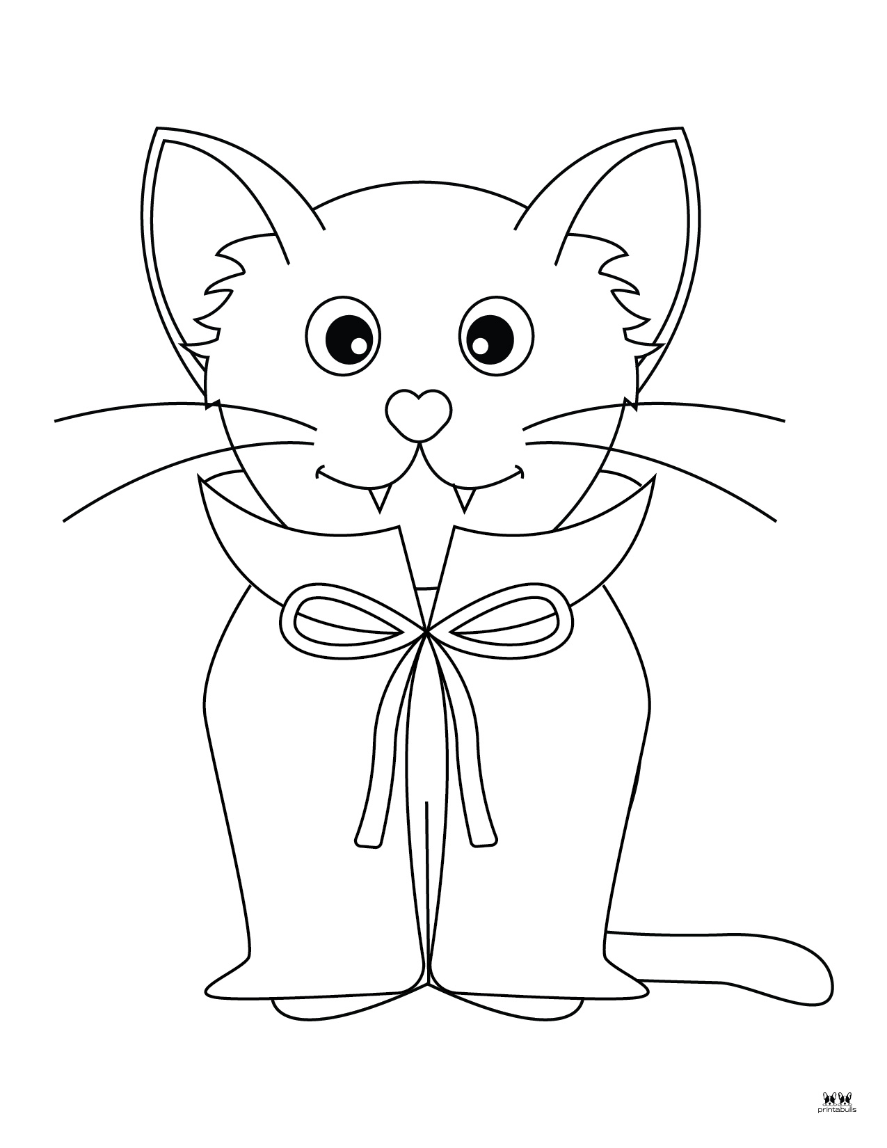 Halloween Cat Coloring Pages - 25 FREE Pages | Printabulls