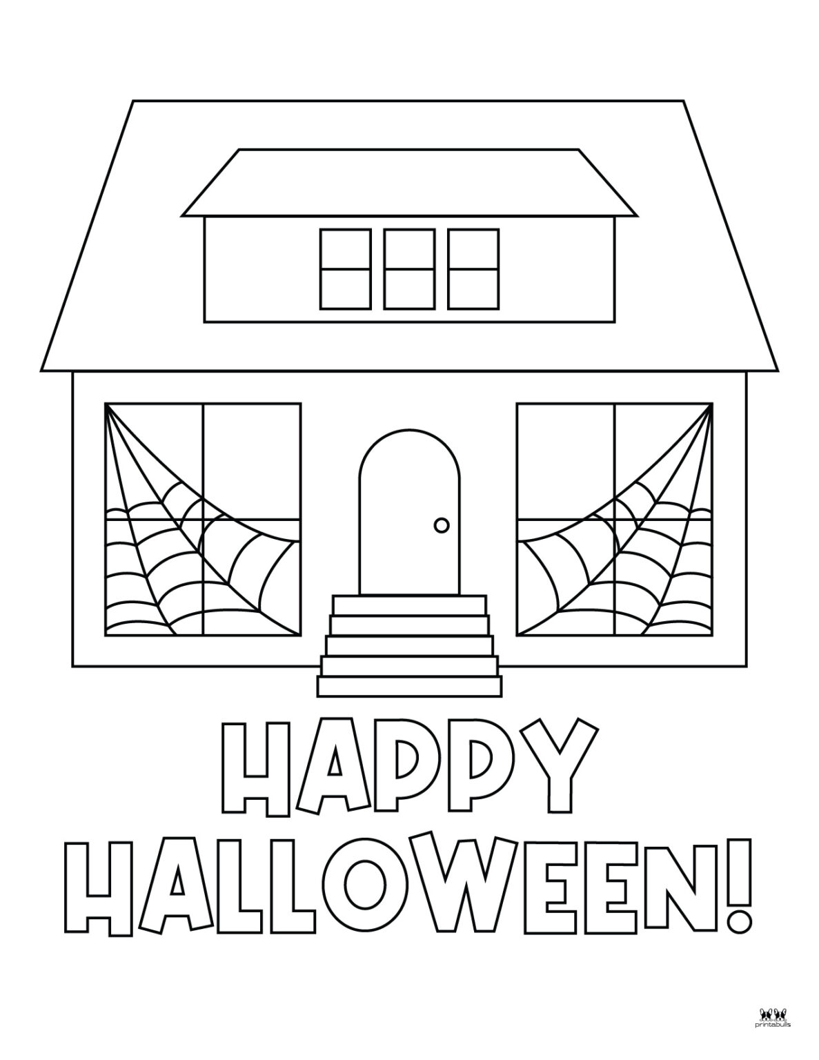 Haunted House Coloring Pages - 25 FREE Pages | Printabulls