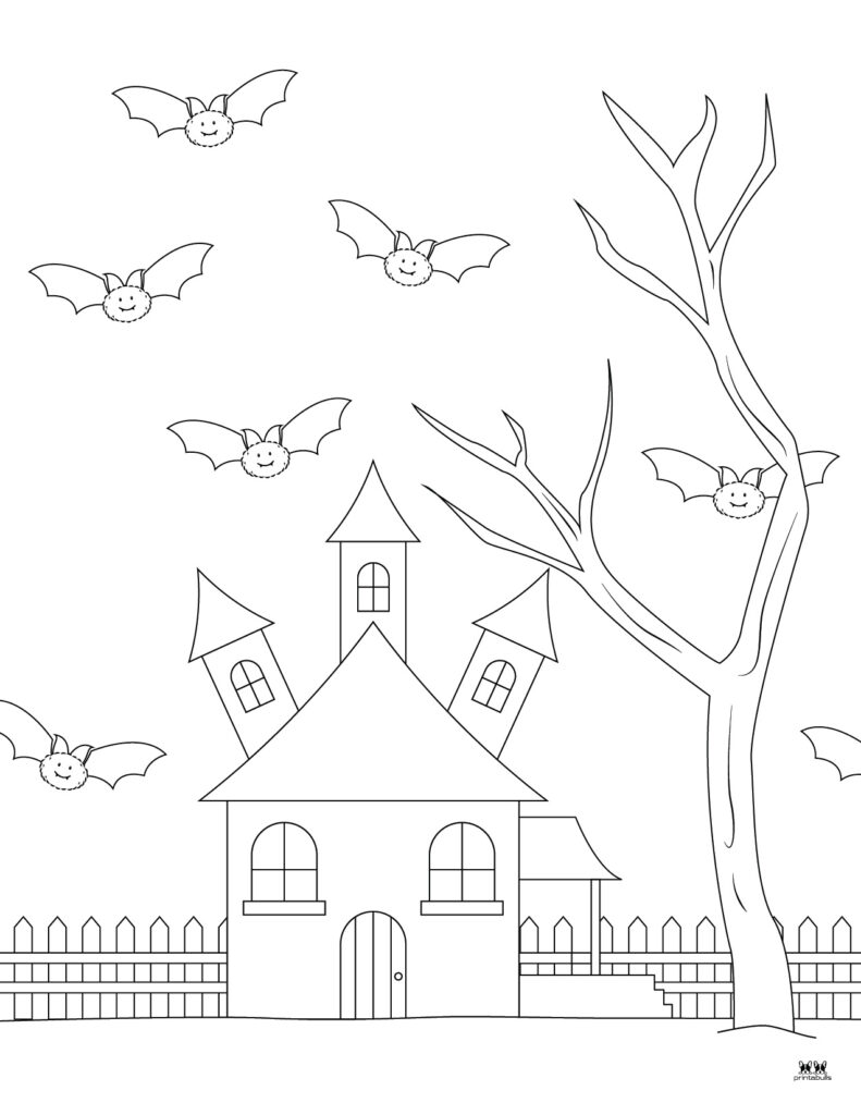 Printable-Haunted-House-Coloring-Page-4