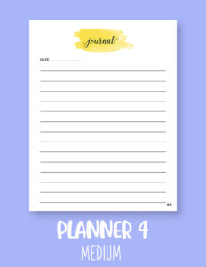 Journal Planner Pages - FREE 2025 Planner Pages | Printabulls