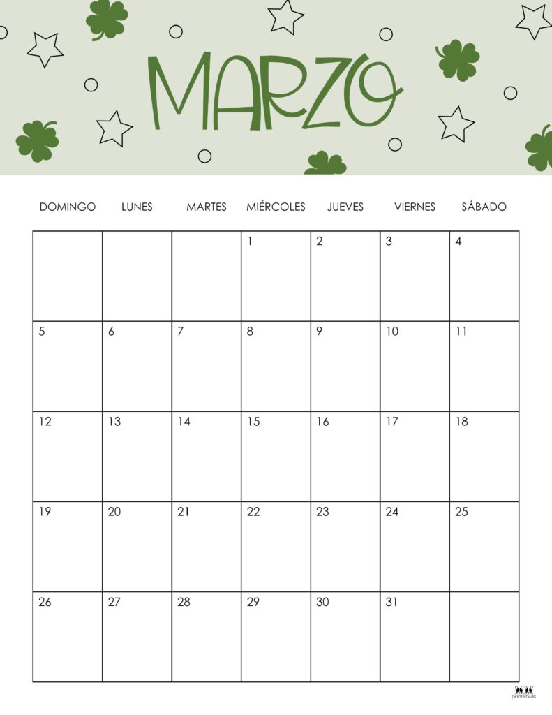 March 2023 Calendars - 50 FREE Printables | Printabulls