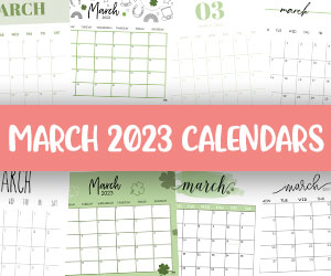 printable march 2023 calendars