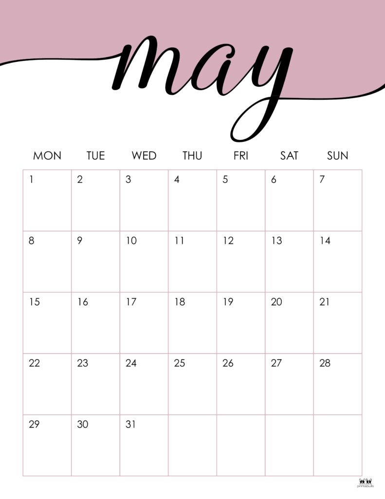 May 2023 Calendars - 50 Free Printables | Printabulls