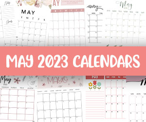 printable may 2023 calendars