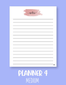 Notes Planner Pages - FREE 2026 Planner Pages | Printabulls