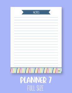 Notes Planner Pages - FREE 2025 Planner Pages | Printabulls