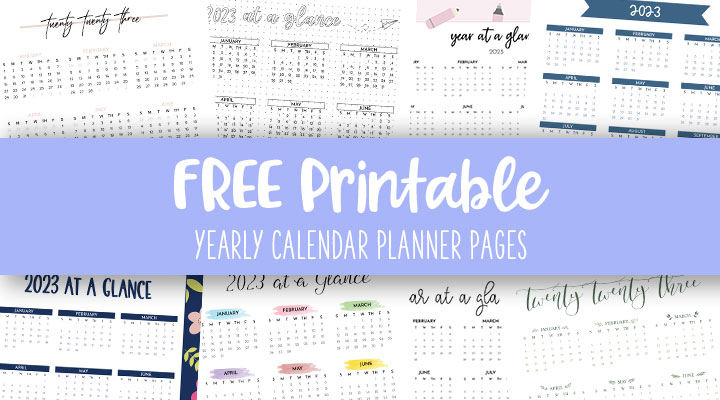 eenheid limiet zingen FREE 2023 Planners - 100s of FREE Planner Pages | Printabulls