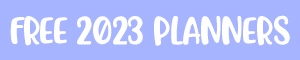 free printable 2023 planners