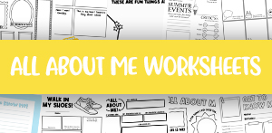 printable all about me worksheets