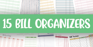 printable monthly bill organizers