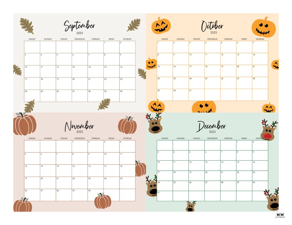 Printable-2023-Four-Month-Calendar-28