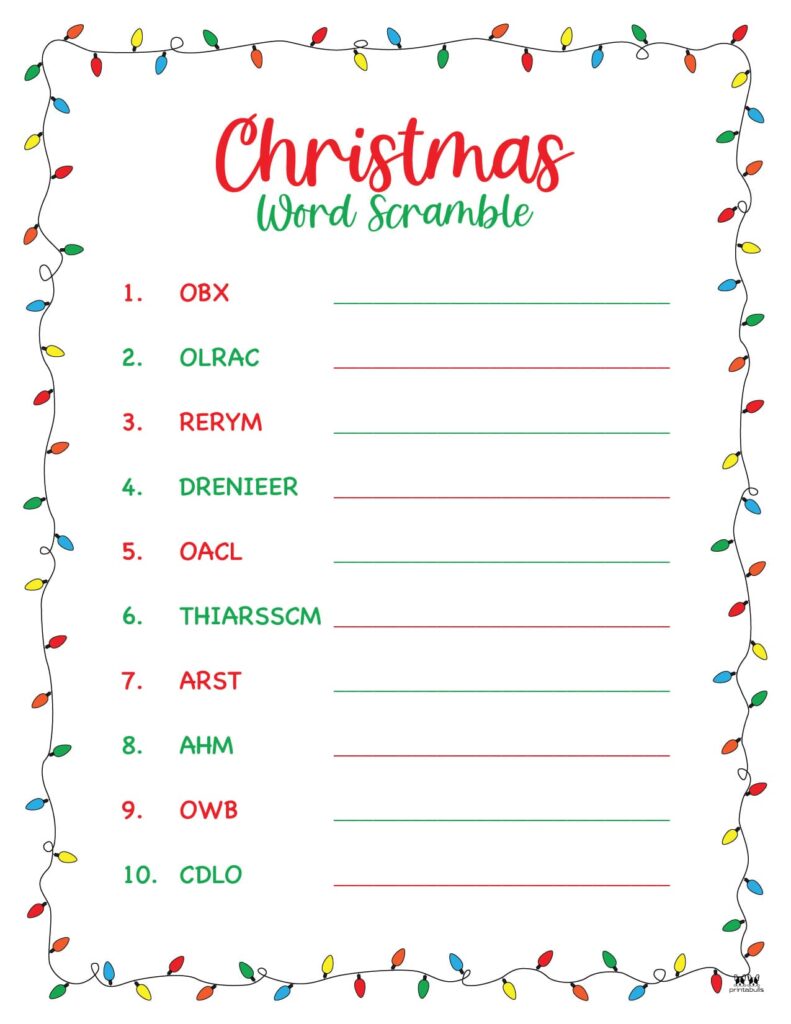 Printable-Christmas-Word-Scramble-Easy-2