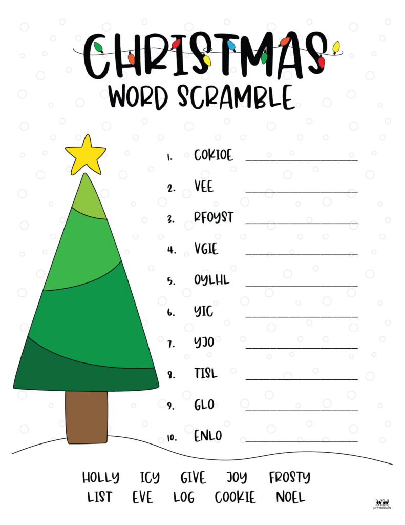 Printable-Christmas-Word-Scramble-Easy-4