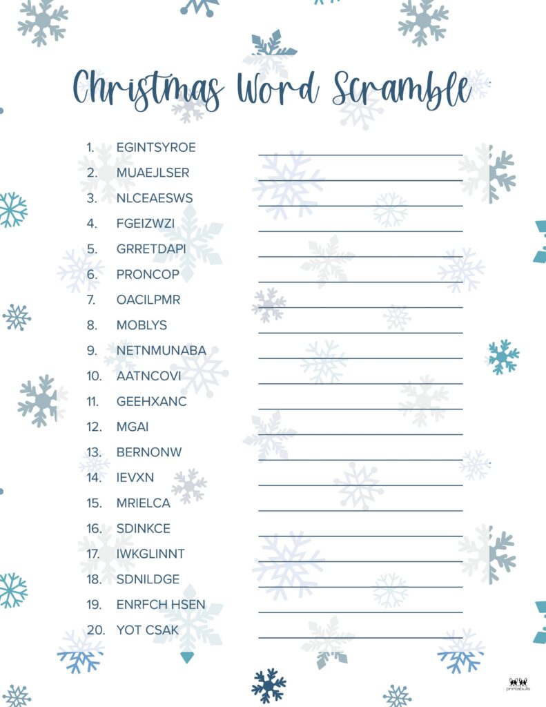 Printable-Christmas-Word-Scramble-Hard-2