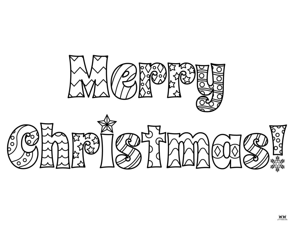 Printable-Merry-Christmas-Coloring-Page-1