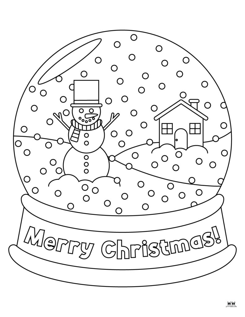Merry Christmas Coloring Pages - FREE Printables - PrintaBulk