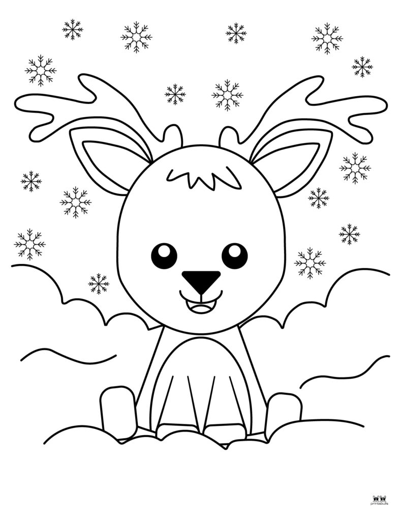 Printable-Reindeer-Coloring-Page-4