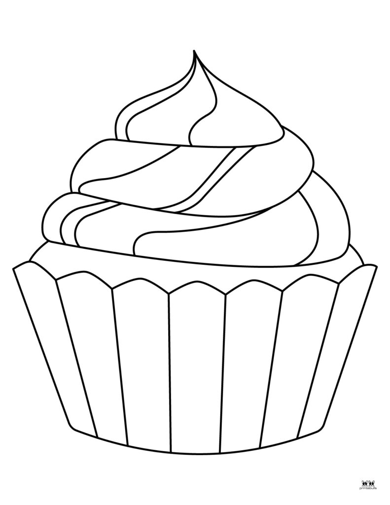 Cupcake Template Printable