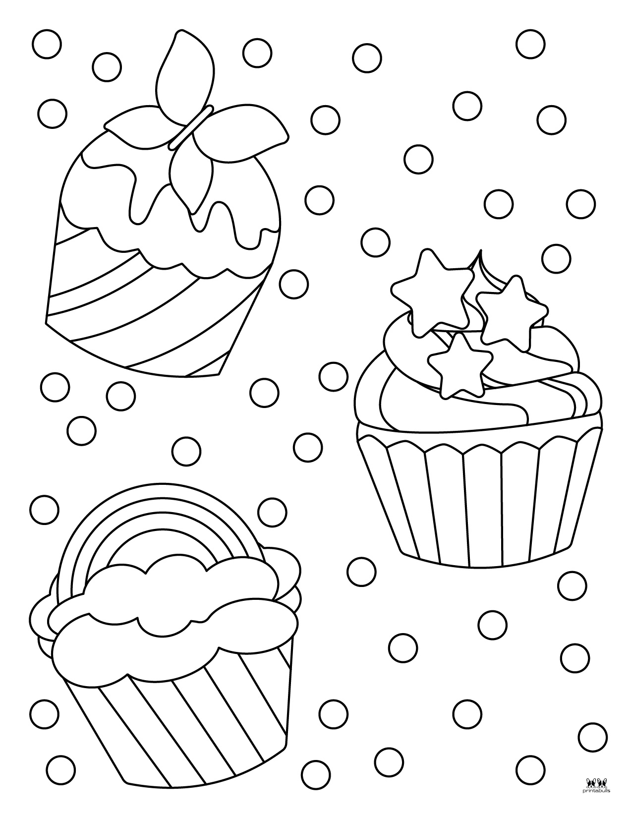 Cupcake Coloring Pages - Another Fabulous Collection