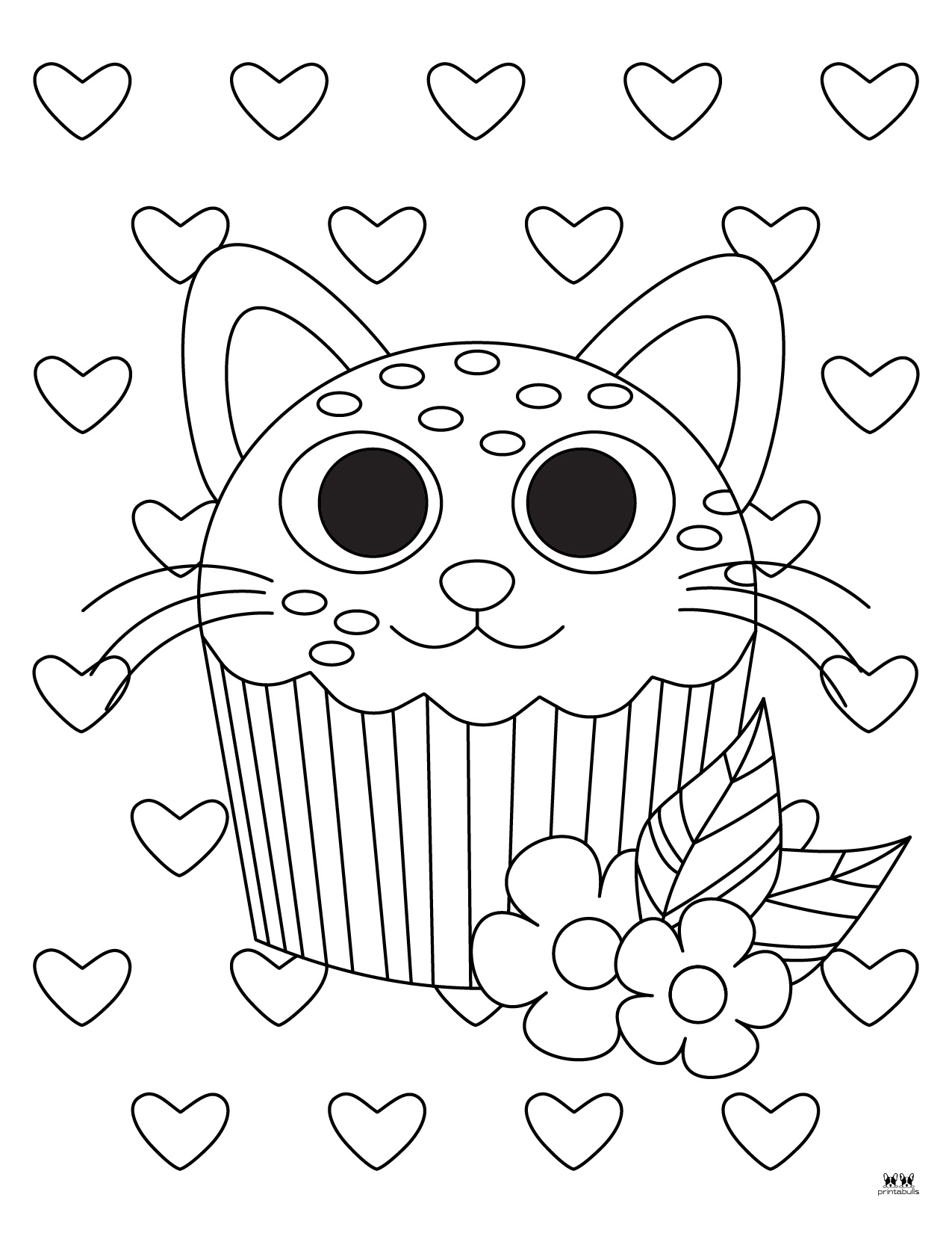 Cupcake Coloring Pages - 25 FREE Printables | Printabulls