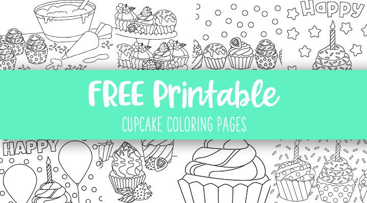 Cupcake Coloring book for Adults: A Positive & Uplifting