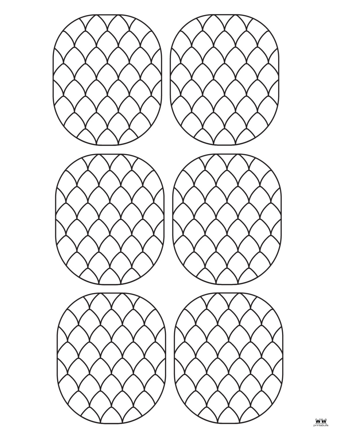Pineapple Coloring Pages - 25 FREE Pages | Printabulls