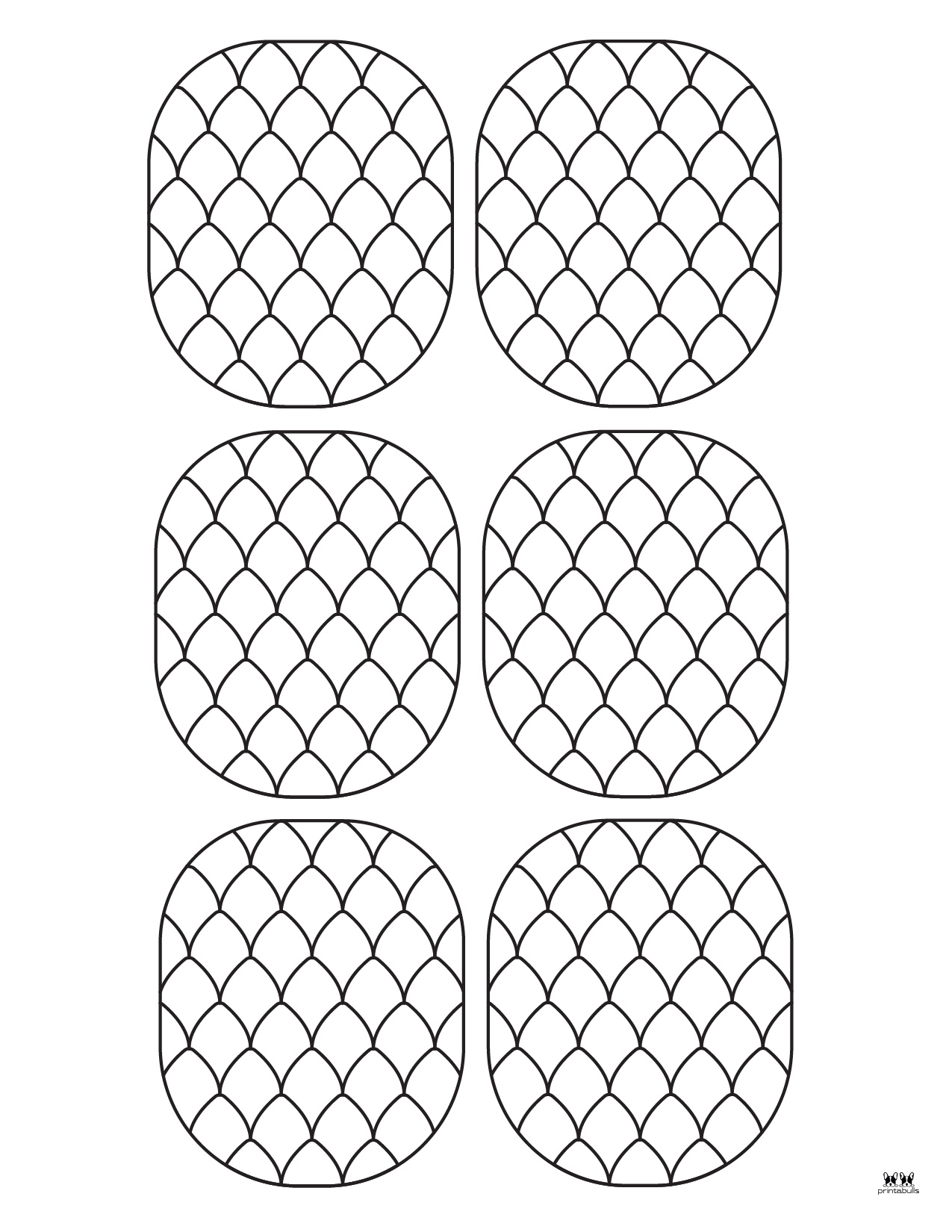Pineapple Coloring Pages - 25 FREE Pages | Printabulls
