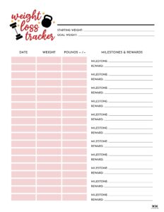 activity tracking for weight loss