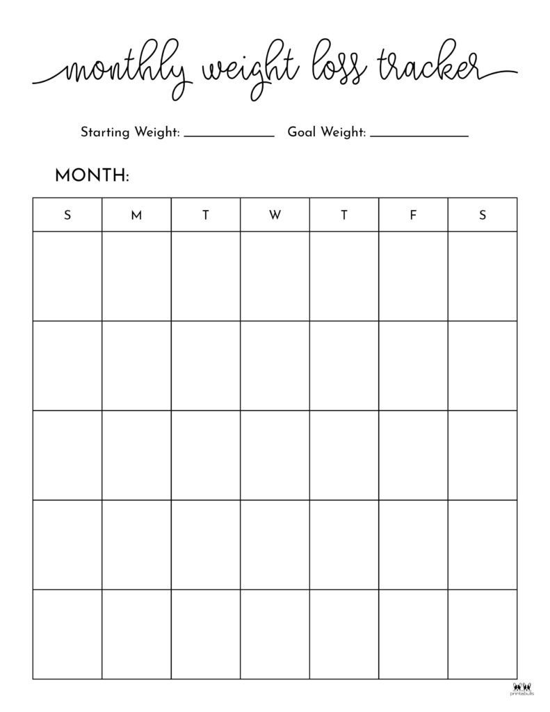 Printable-Weight-Loss-Calendar-Tracker-1