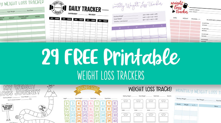 Free Printable Weight Loss Tracker - World of Printables