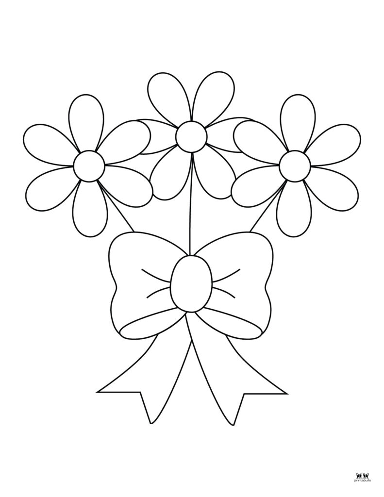 Printable-Bouquet-Flower-Coloring-Page-1