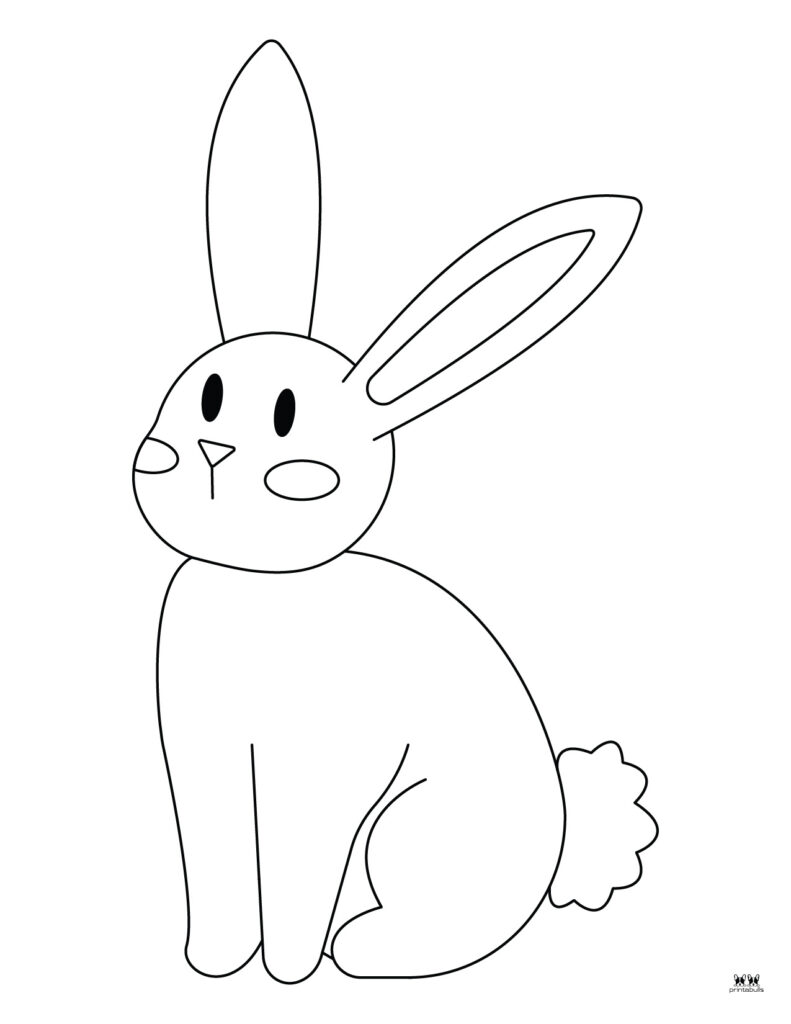 rabbit coloring page