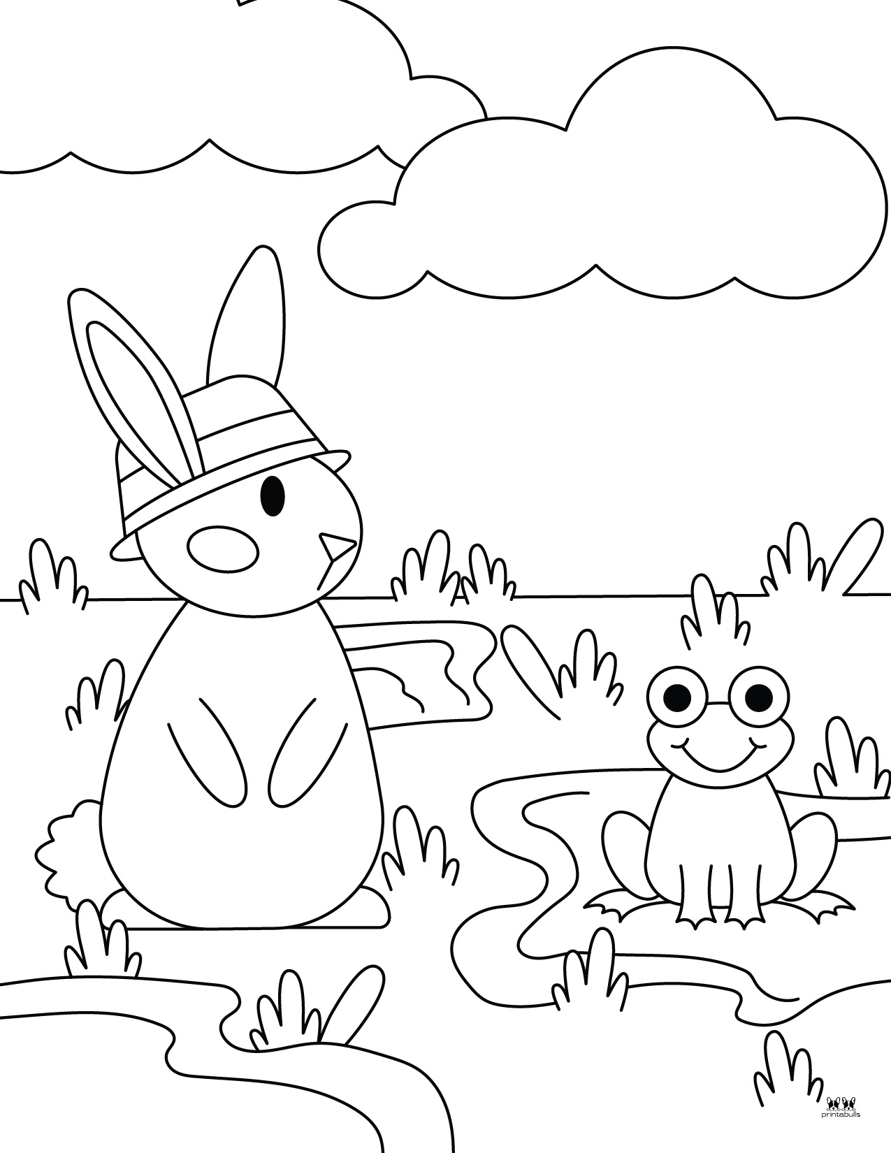 Bunny Coloring Pages - 28 FREE Pages | Printabulls