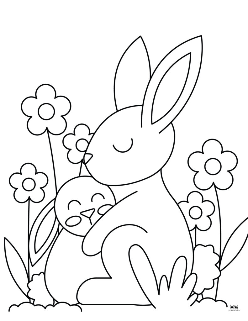 Kawaii Bunny coloring page  Free Printable Coloring Pages