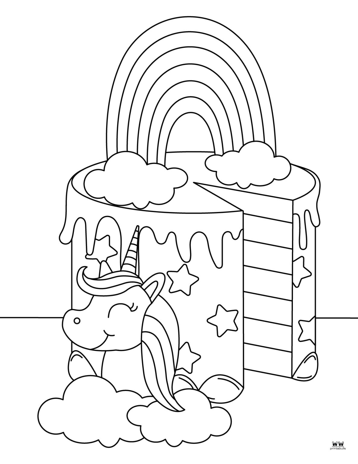 Cake Coloring Pages 25 FREE Pages Printabulls