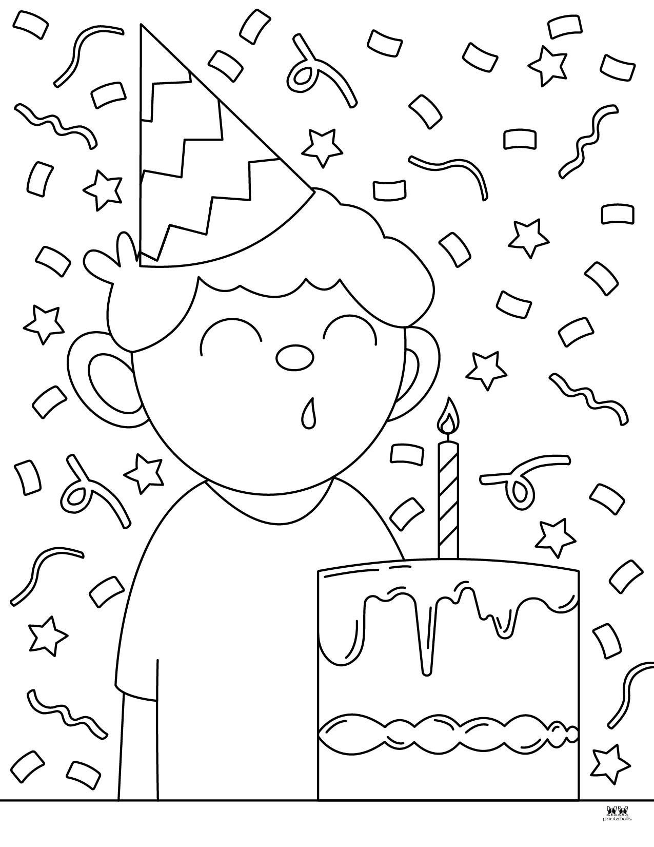 Cake Coloring Pages - 25 FREE Pages | Printabulls